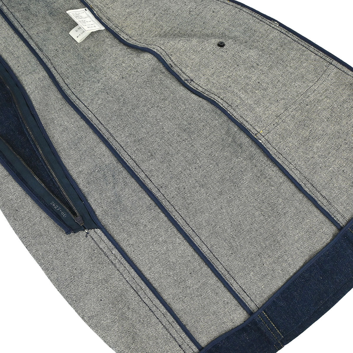 Chanel Denim Sleeveless Dress Navy #36