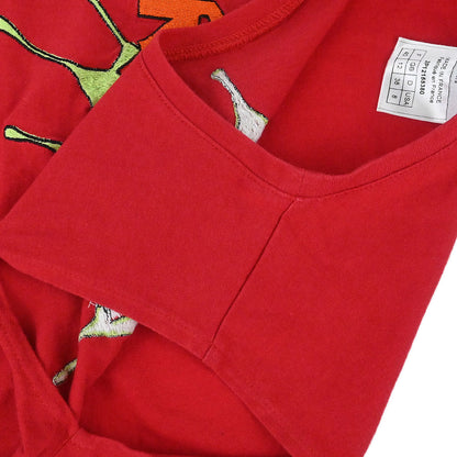 Christian Dior 2002 Dior Drama Sleeveless Tank Top Red #40
