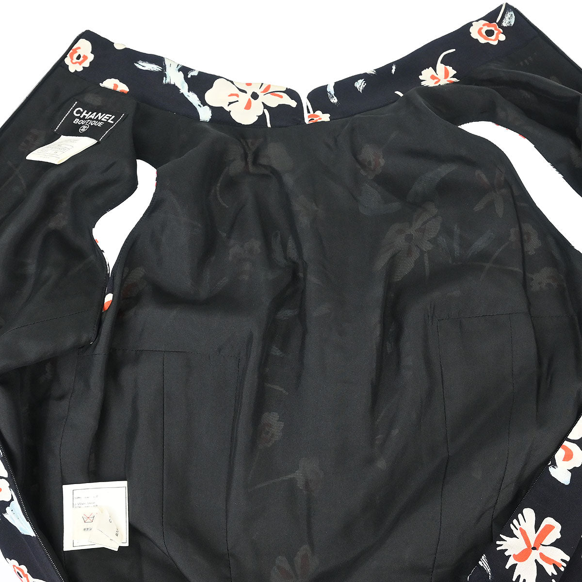 Chanel 1997 Sleeveless Dress Black #38