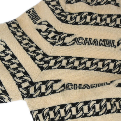 Chanel 2001 Fall Chain Cardigan Beige #40