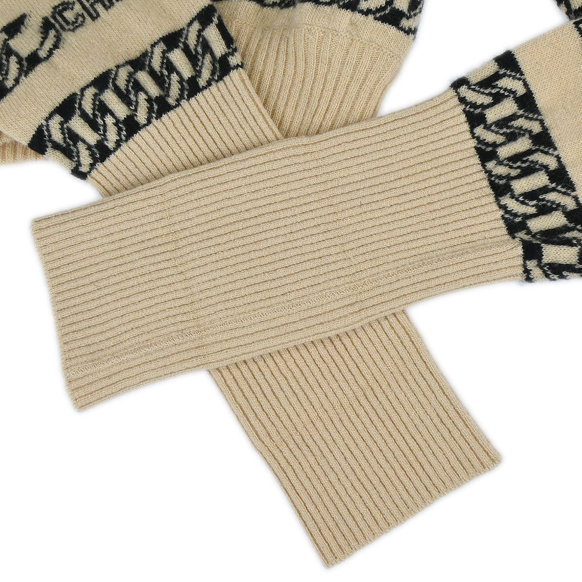 Chanel 2001 Fall Chain Cardigan Beige #40
