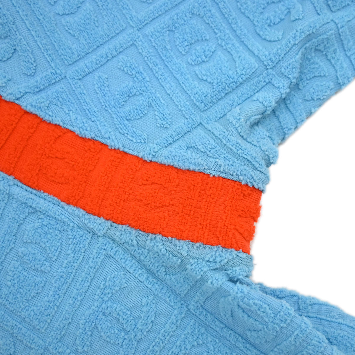 Chanel 2002 Zip-up Collarless Jacket Light Blue #38