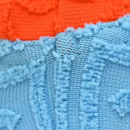 Chanel 2002 Zip-up Collarless Jacket Light Blue #38