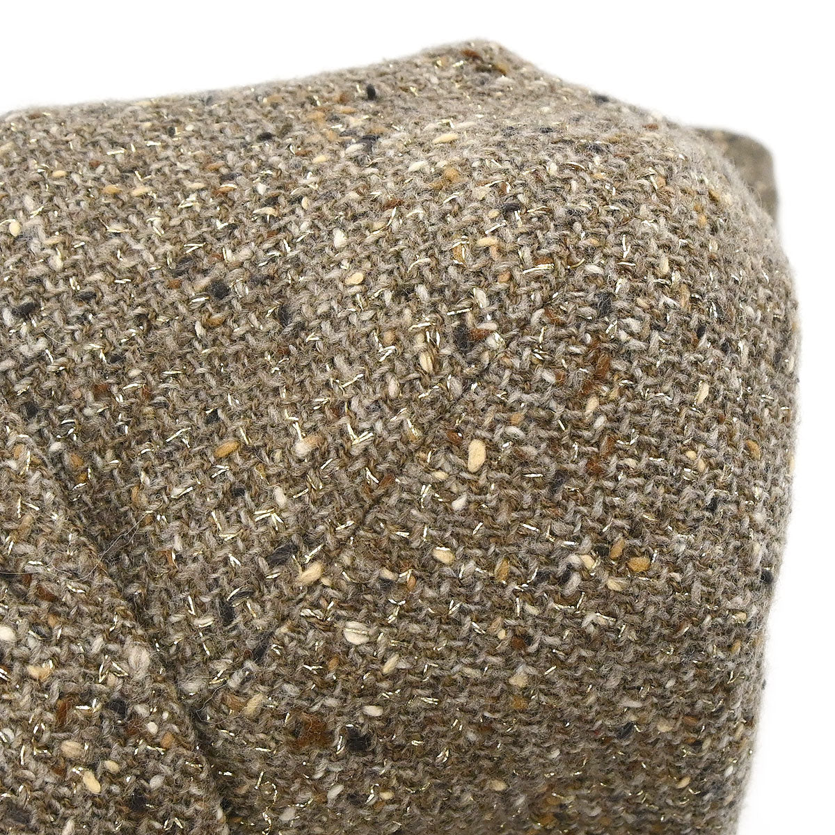 Chanel 1999 Single Breasted Tweed Jacket Brown #38