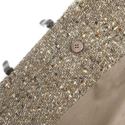 Chanel 1999 Single Breasted Tweed Jacket Brown #38