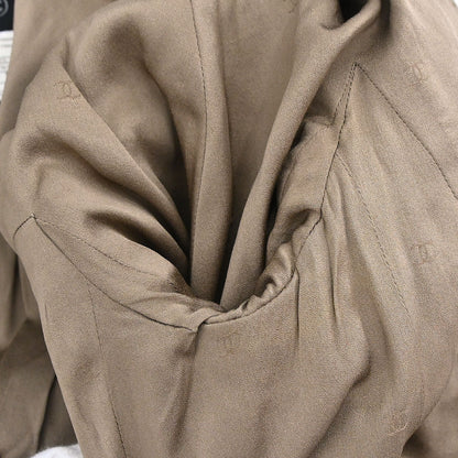 Chanel 1999 Single Breasted Tweed Jacket Brown #38