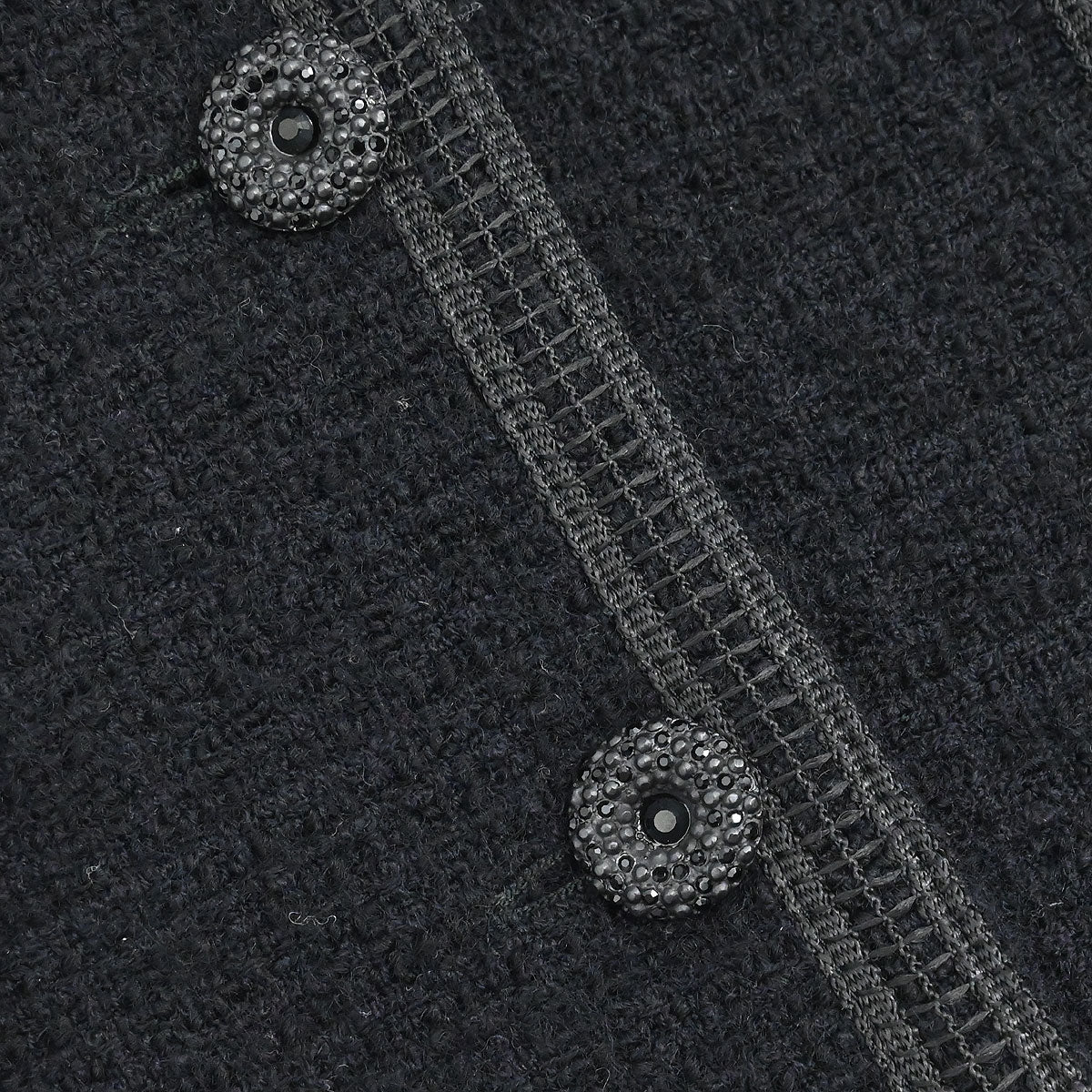 Chanel 2002 Cruise Asymmetric Neckline Tweed Jacket #40