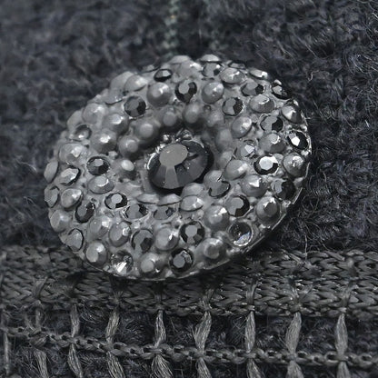 Chanel 2002 Cruise Asymmetric Neckline Tweed Jacket #40