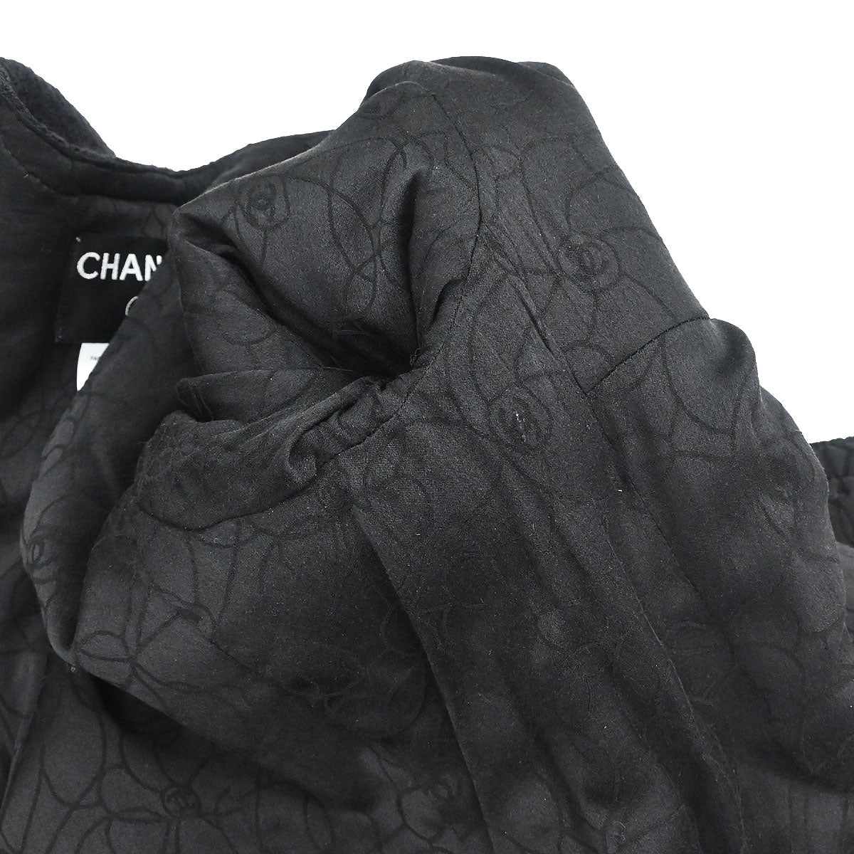 Chanel 2002 Cruise Asymmetric Neckline Tweed Jacket #40