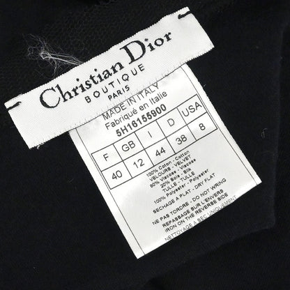 Christian Dior 2005 Sleeveless Tank Top Rose Black #44