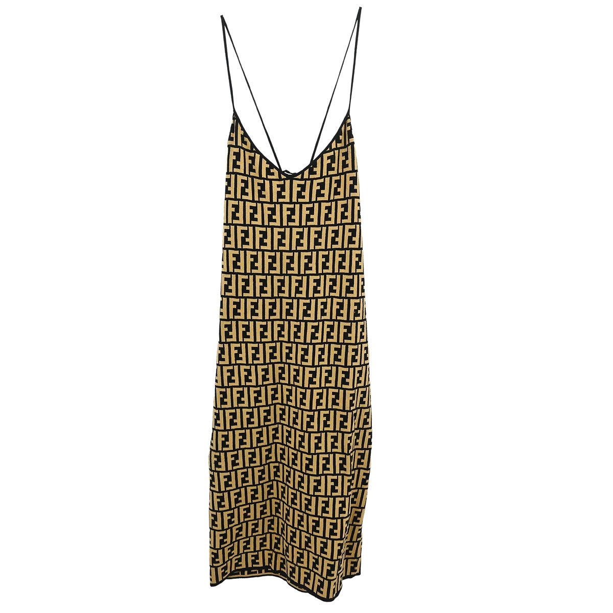 Fendi Zucca Camisole Dress Brown #40