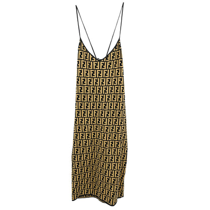 Fendi Zucca Camisole Dress Brown #40