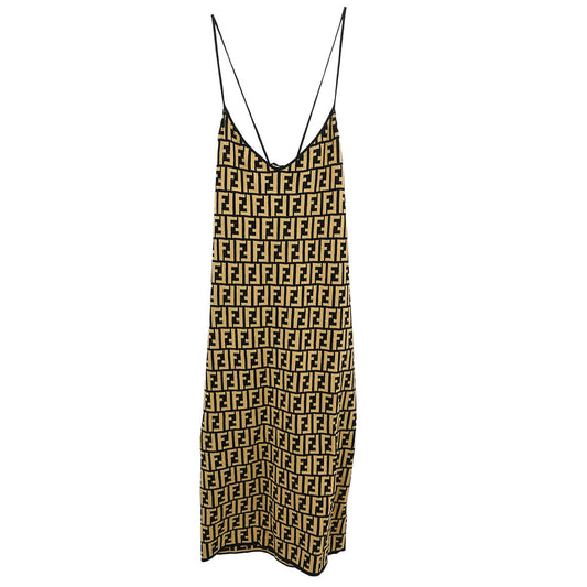 Fendi Zucca Camisole Dress Brown #40