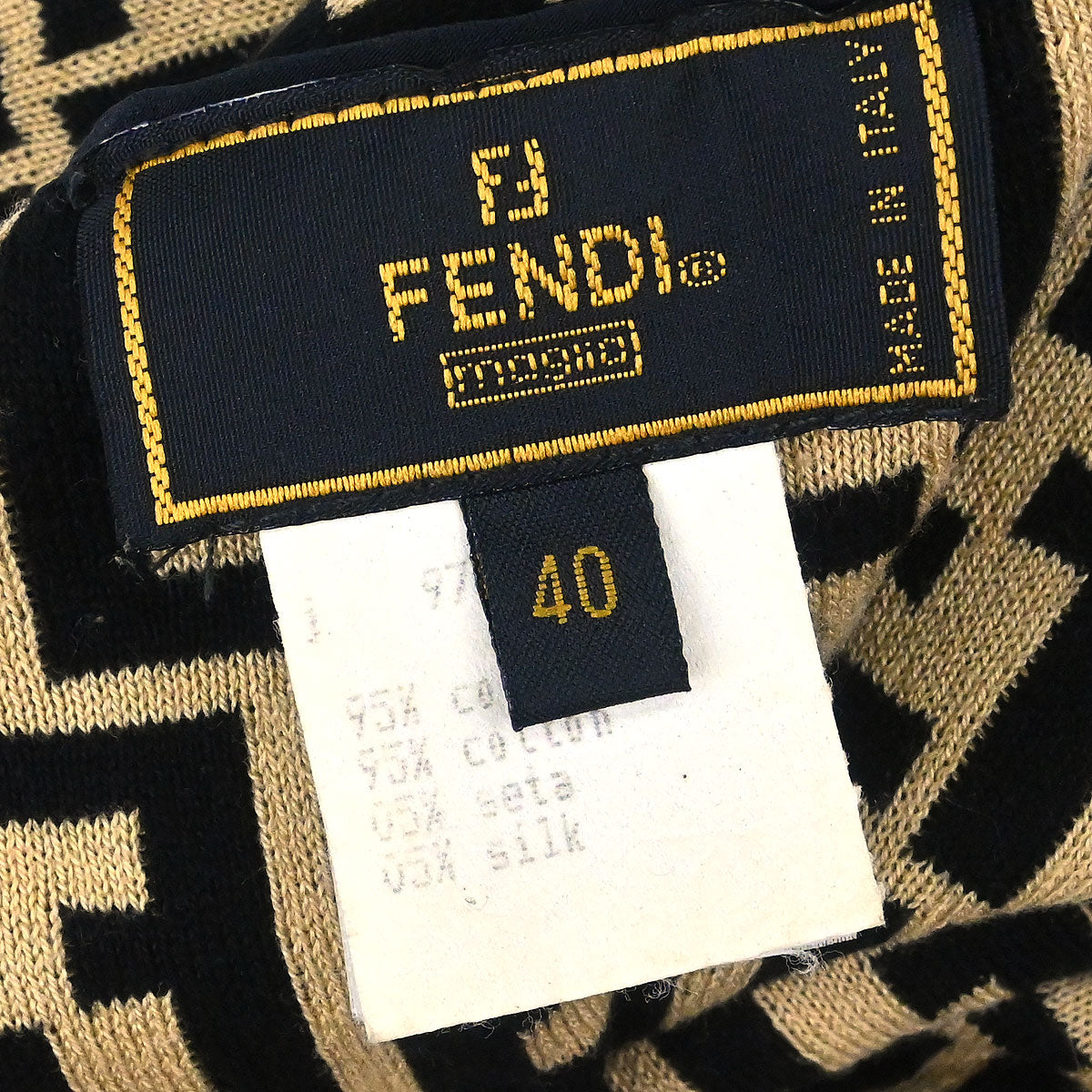 Fendi Zucca Camisole Dress Brown #40