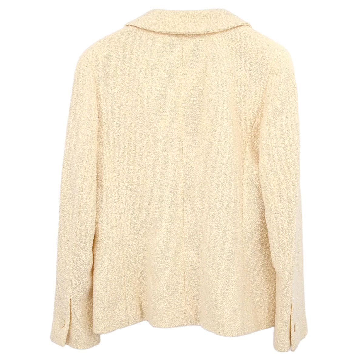 Chanel 2003 Single Breasted Jacket Ivory #38