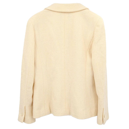 Chanel 2003 Single Breasted Jacket Ivory #38