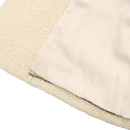 Chanel 2003 Single Breasted Jacket Ivory #38