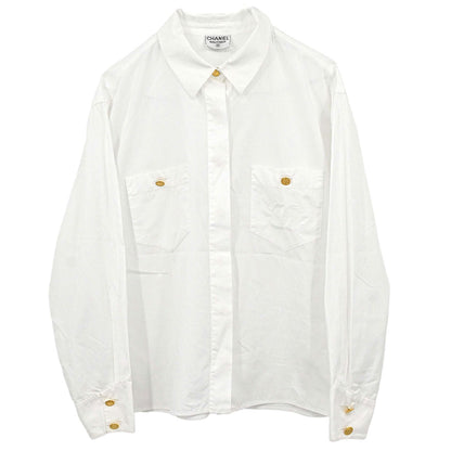 Chanel Blouse Shirt White
