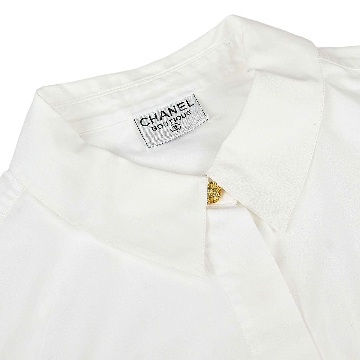 Chanel Blouse Shirt White