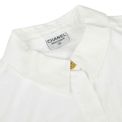 Chanel Blouse Shirt White