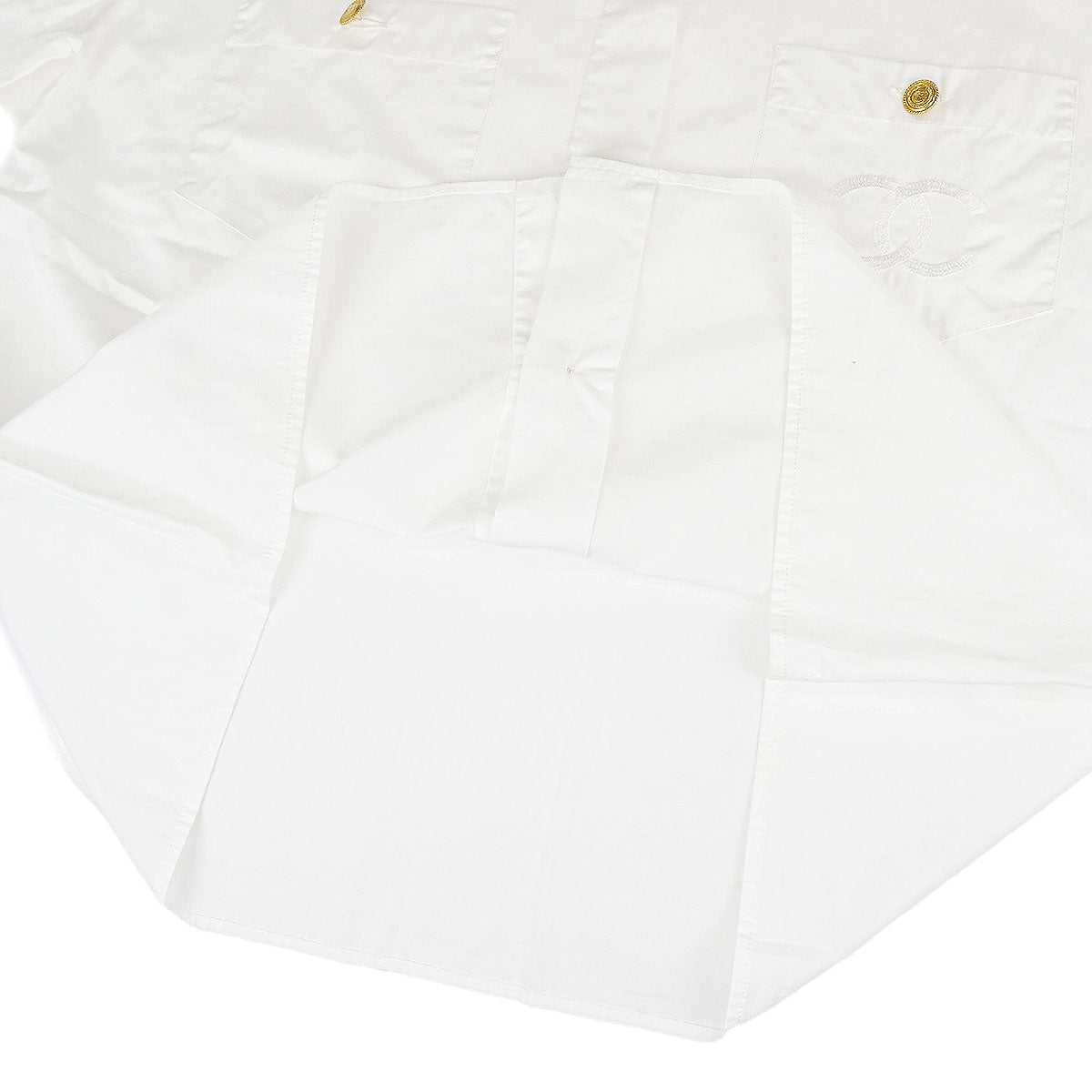 Chanel Blouse Shirt White