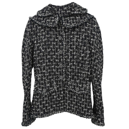 Chanel 2013-2014 Jacket Tweed Black #38