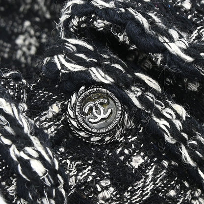Chanel 2013-2014 Jacket Tweed Black #38