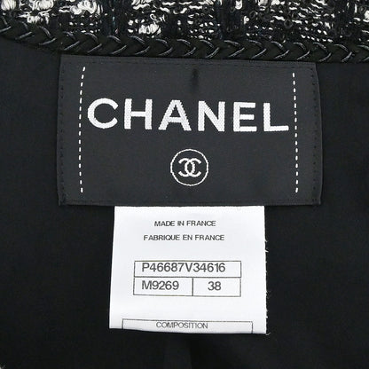 Chanel 2013-2014 Jacket Tweed Black #38