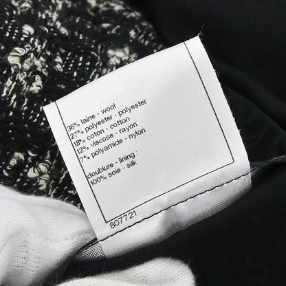 Chanel 2013-2014 Jacket Tweed Black #38