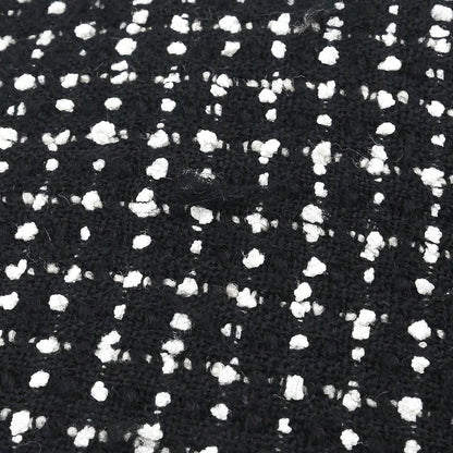Chanel 1996 Setup Suit Jacket Skirt Tweed Black #38