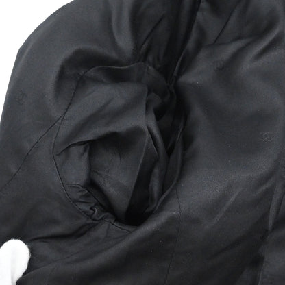 Chanel 1996 Setup Suit Jacket Skirt Tweed Black #38