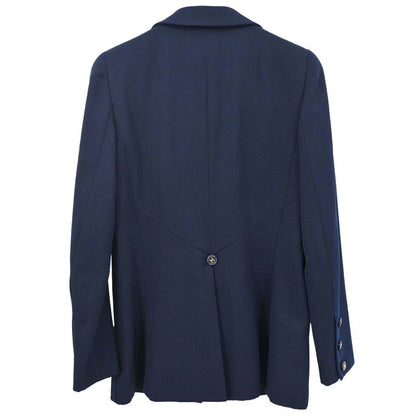 Chanel Double Breasted Jacket Navy