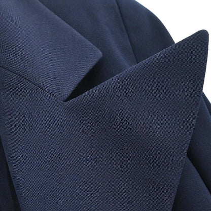 Chanel Double Breasted Jacket Navy
