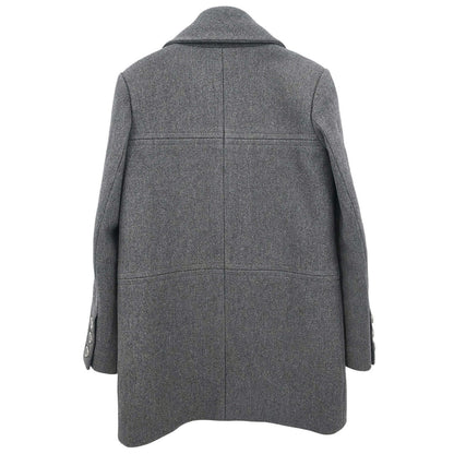 Chanel 2017 Double Breasted Jacket Gray #38