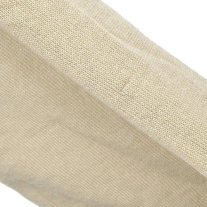 Hermes Long Sleeve Sheer Cardigan Beige #XL
