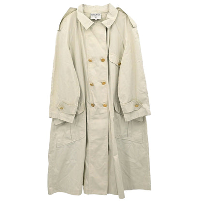 Chanel Trench Coat Beige #34