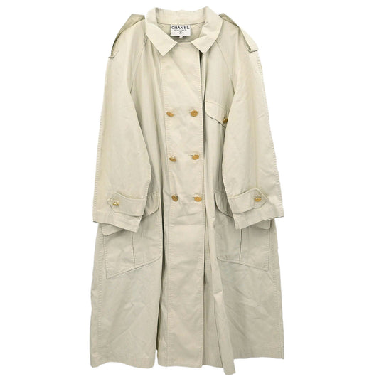 Chanel Trench Coat Beige #34