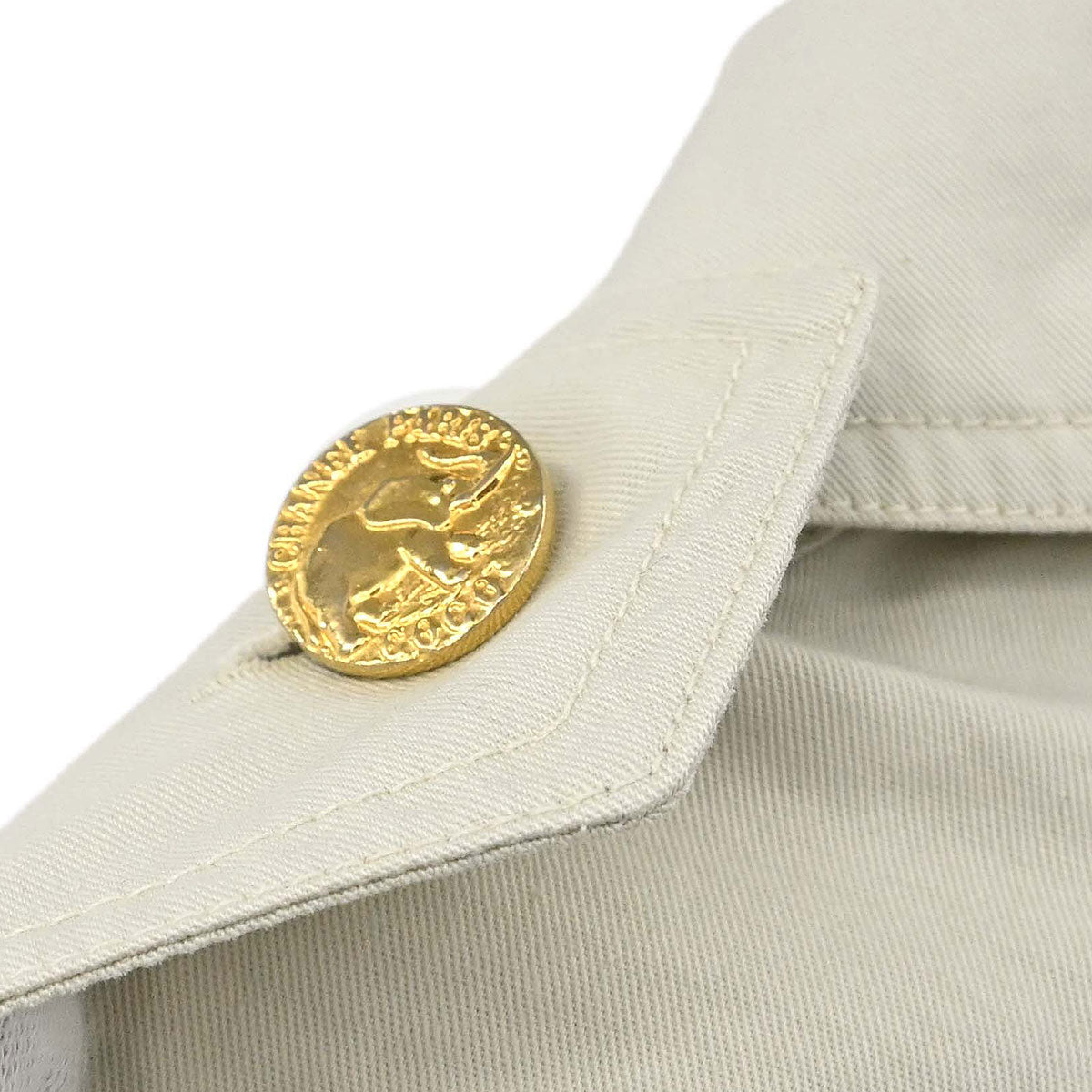 Chanel Trench Coat Beige #34