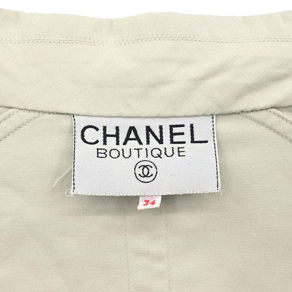 Chanel Trench Coat Beige #34