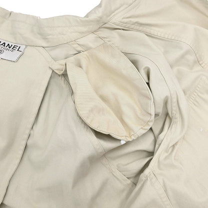 Chanel Trench Coat Beige #34