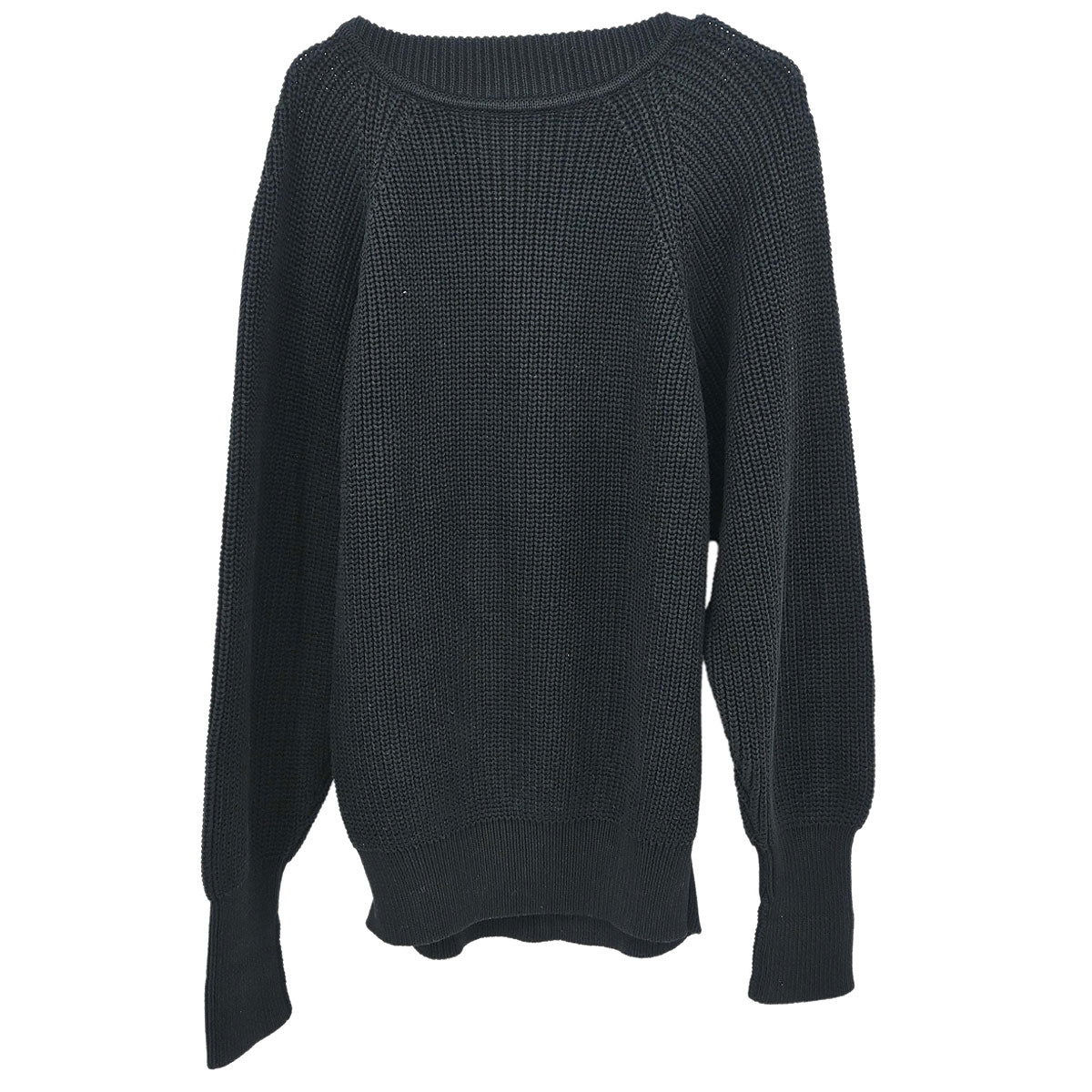 Chanel 1996 Sweater Knit Top Black #38
