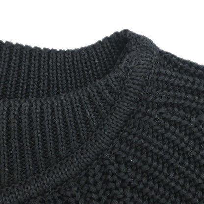 Chanel 1996 Sweater Knit Top Black #38