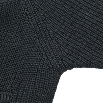 Chanel 1996 Sweater Knit Top Black #38