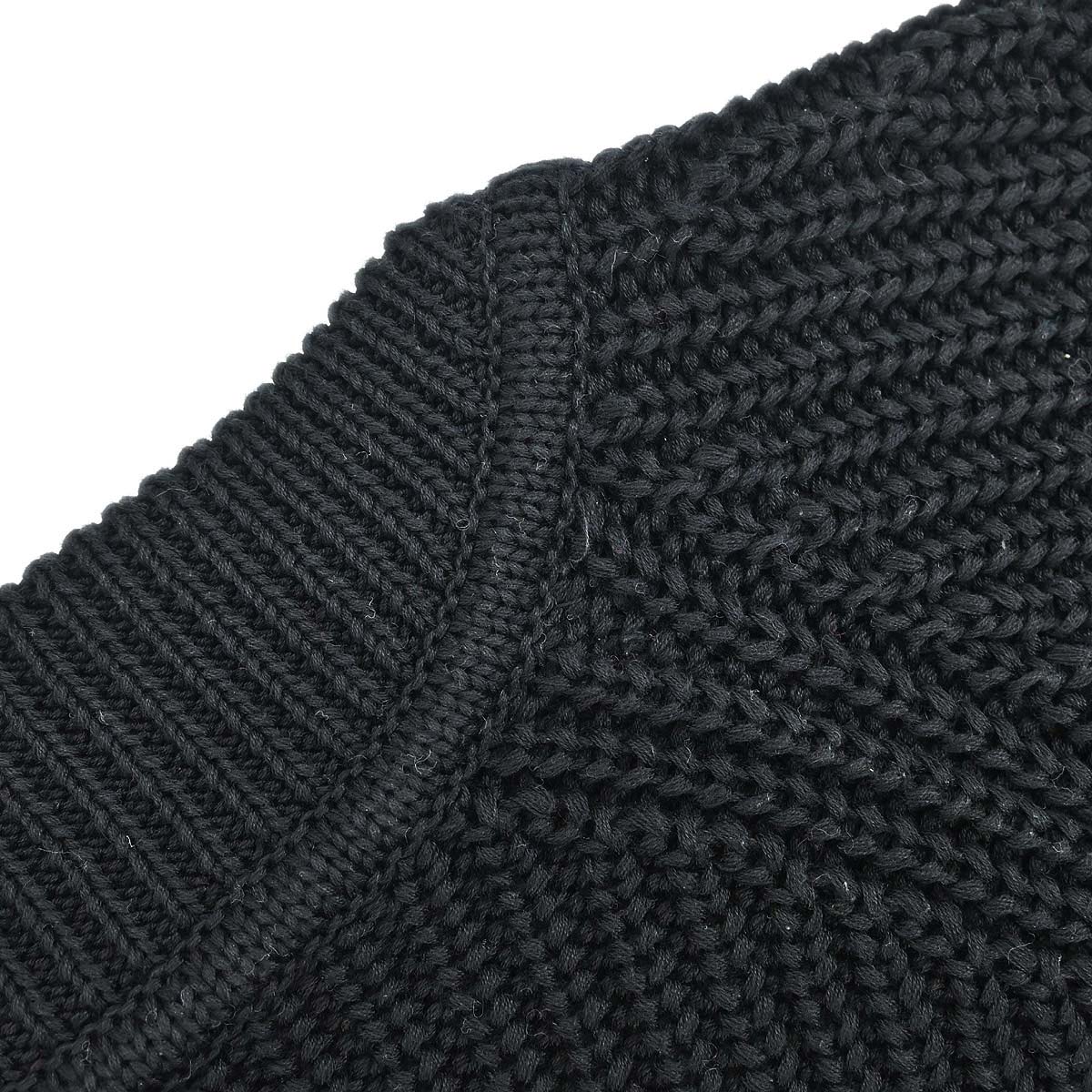 Chanel 1996 Sweater Knit Top Black #38