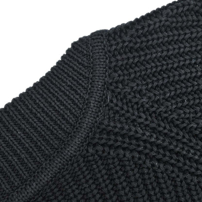 Chanel 1996 Sweater Knit Top Black #38