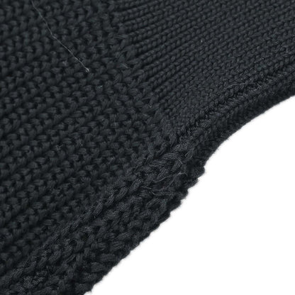Chanel 1996 Sweater Knit Top Black #38