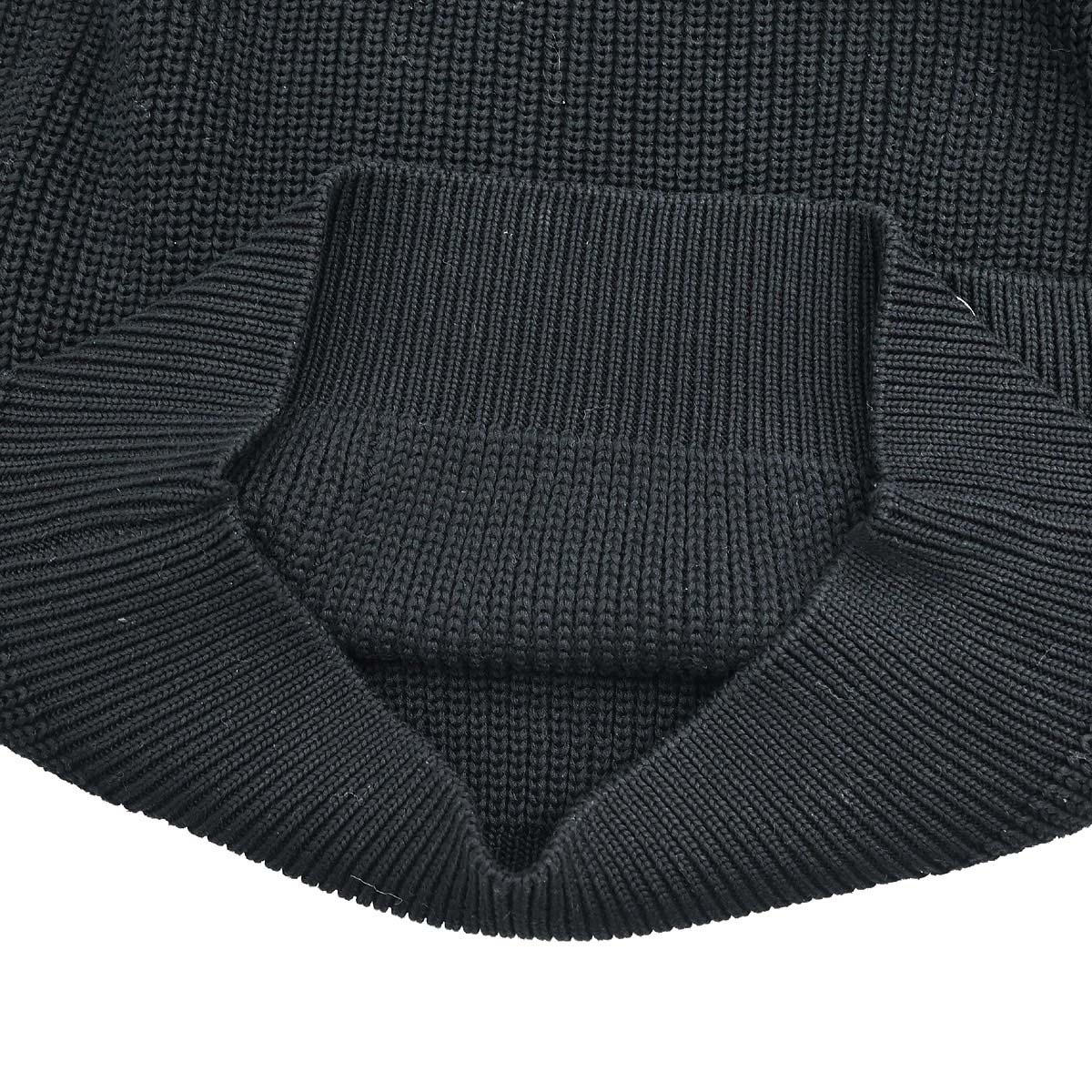 Chanel 1996 Sweater Knit Top Black #38
