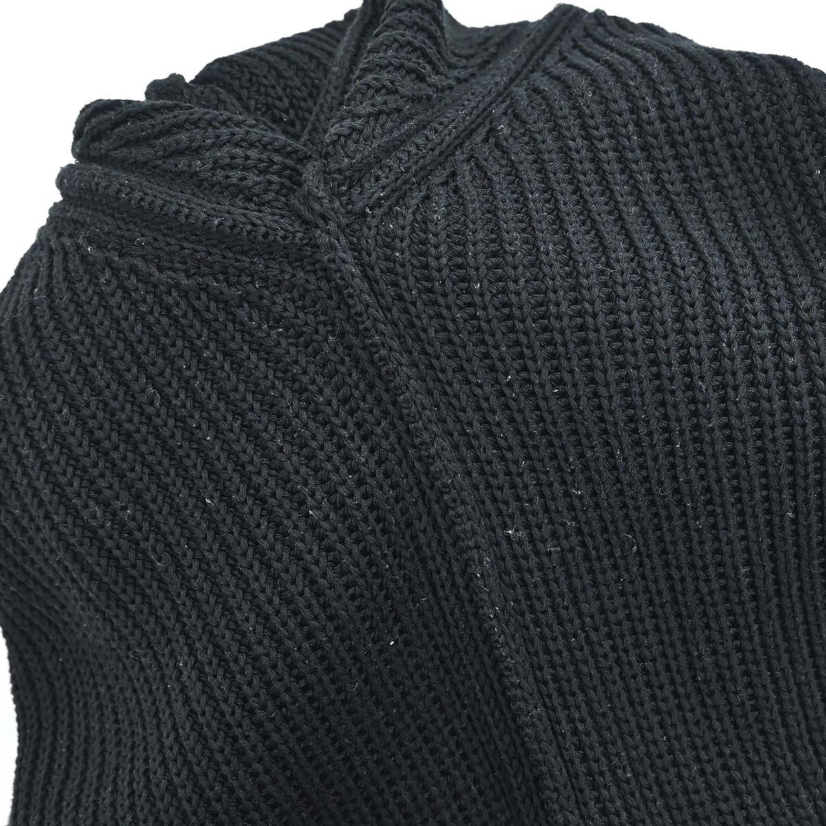 Chanel 1996 Sweater Knit Top Black #38