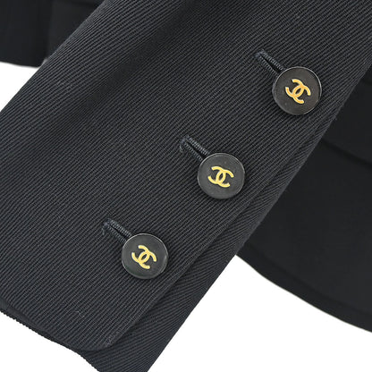 Chanel 1994 Double Breasted Jacket Black 94A #40