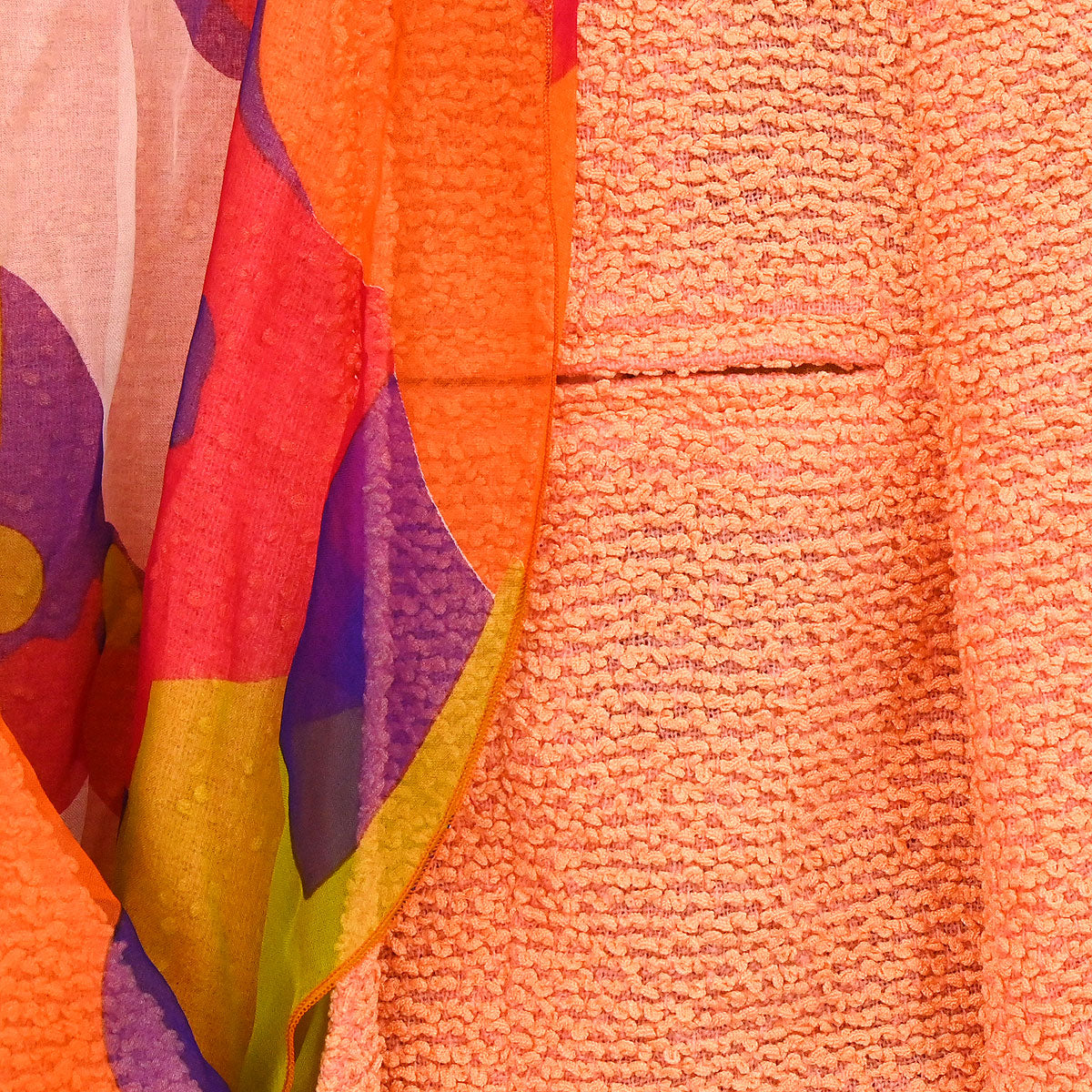 Chanel 2000 Double Breasted Jacket Orange #38